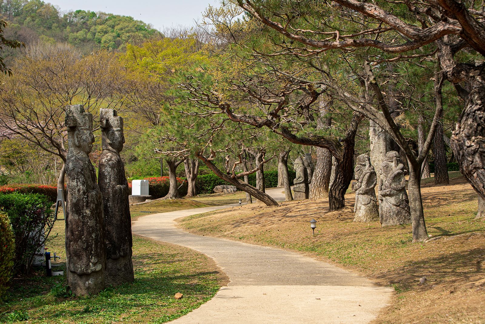 석인(石人)의 길 전경